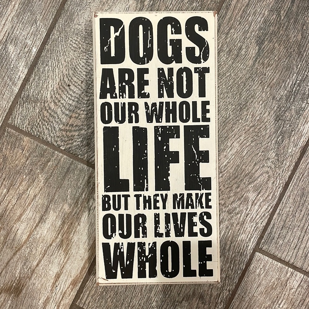 Dog sign